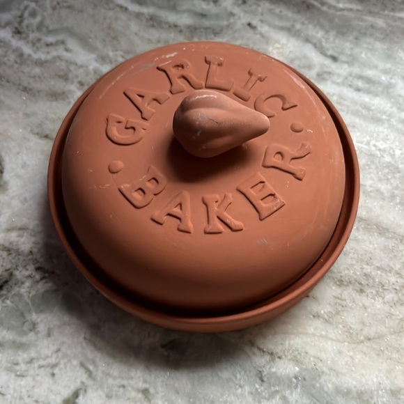 Kitchen Terra Cotta Garlic Baker Poshmark